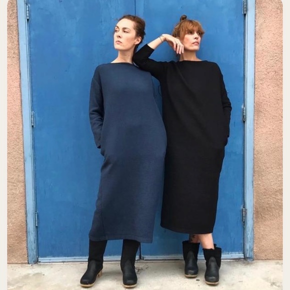 Black Crane Dresses & Skirts - Black Crane Quilted Dress Size XS
